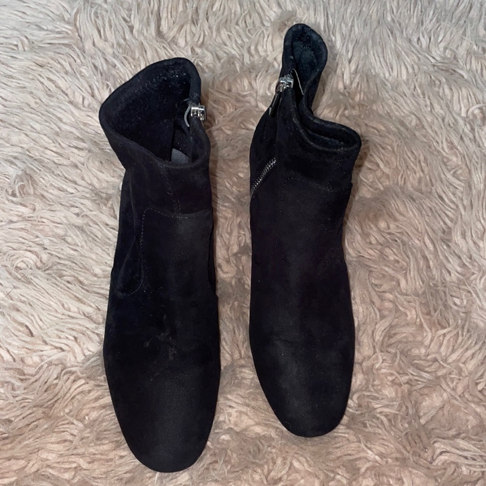 Black booties, only worn once.